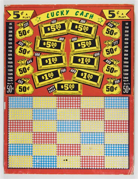 gambling punch board